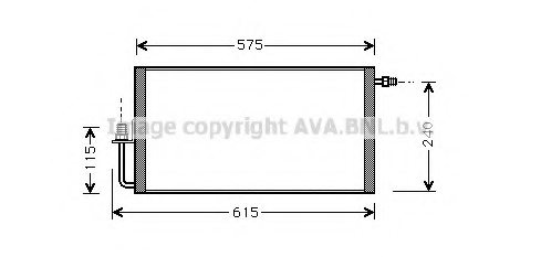 PRASCO UV5065 Condenser, air conditioning